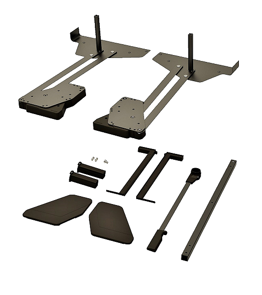 Пантограф с полкой в гардеробную Конеро W 985-1168 мм цвет ШАМПАНЬ Kessebohmer | официальный магазин